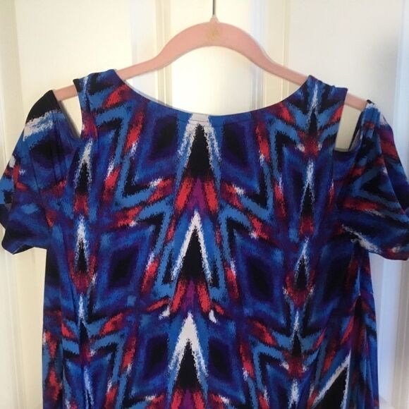 SALE 2/$30. NWOT Rafaella Women’s Sz. Medium Cold-Shoulder Short Sleeved Tunic - Picture 6 of 9